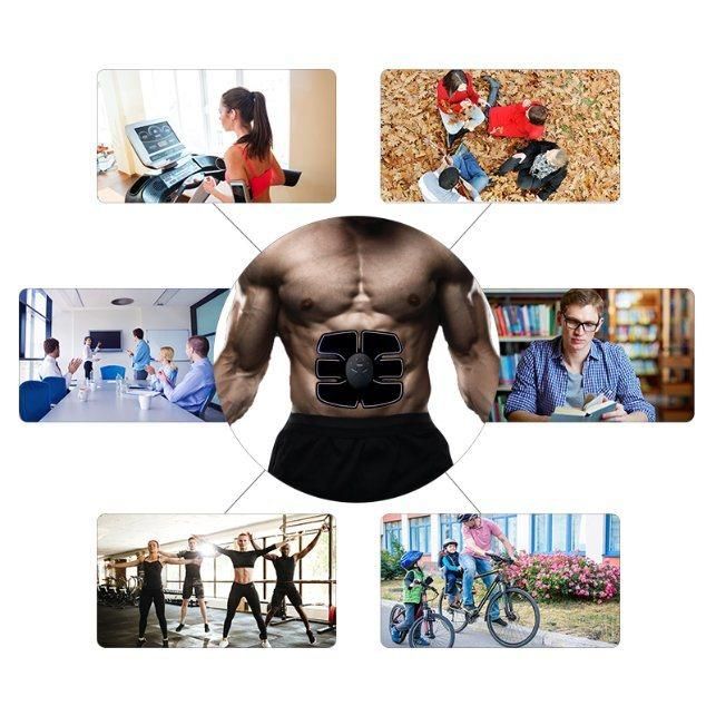 Intelligent Abdominal Muscle Patch Stimulator Fitness Machine Rechargeable Set