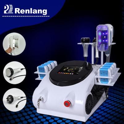 Multifuntional Cryolipolysis Lipolaser Cavitation RF Body Shape Slimming Beauty Machine