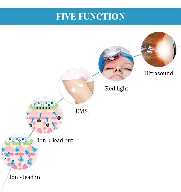 Weight Loss Anti Cellulite Fat Burner EMS Galvanic Infrared Ultrasonic Body Slimming Massager