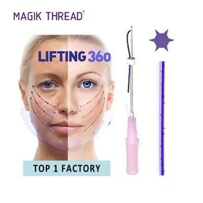 Absorbable Collagen Pdo Thread Filler Cog 6D W Cannula Lifting Thread