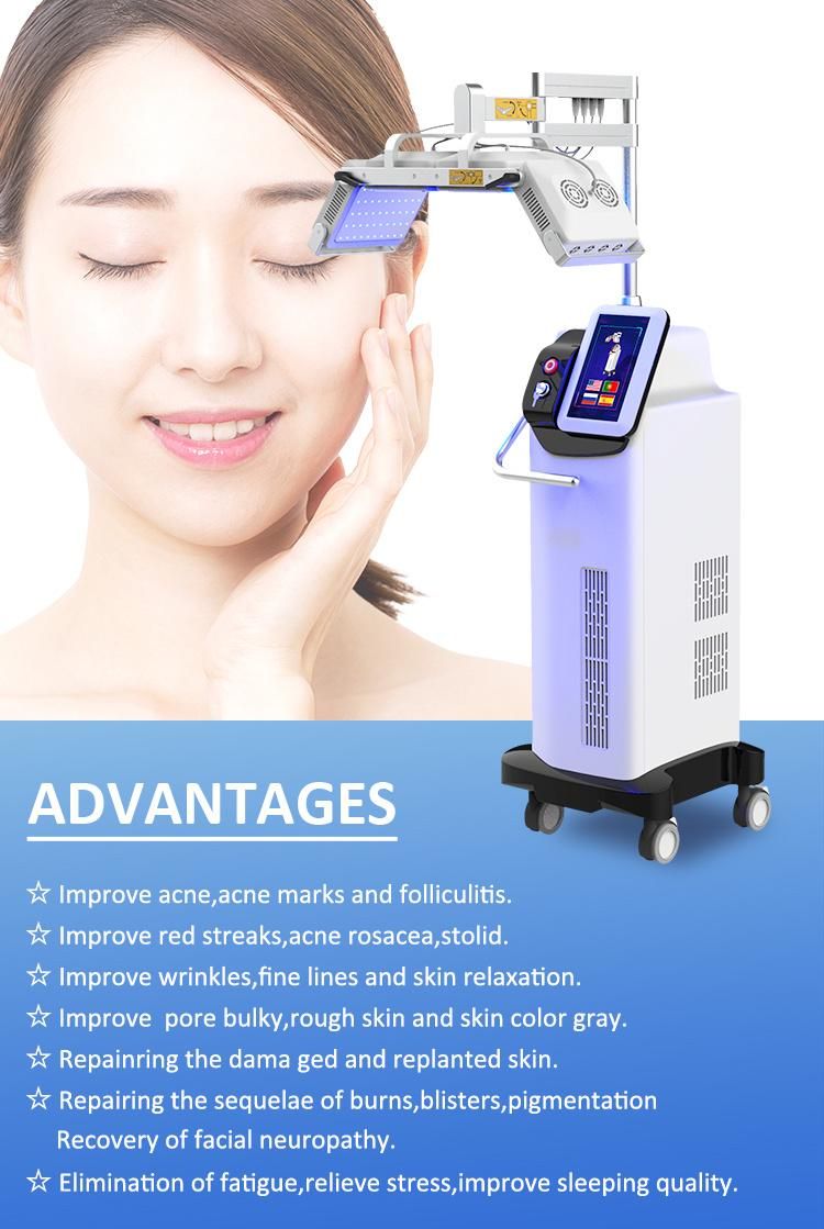 Newest Technology with Medical PDT LED Light Medical Use with High Quality for Clinic SPA Salon Skin Care Use