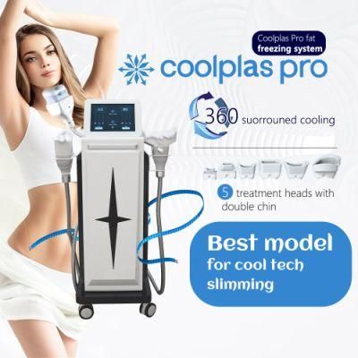 Professional Factory 360 Cryolipolysis Machine 2 Cryo Handles Cellulite Reduction Slim Freezer Body Shaper Cryolipolysis Machine