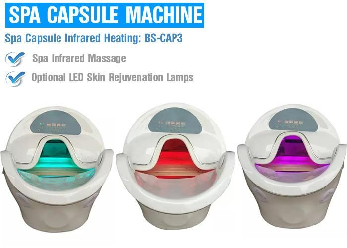 White Body Slimming Hydro- Therapy Infrared SPA Capsule