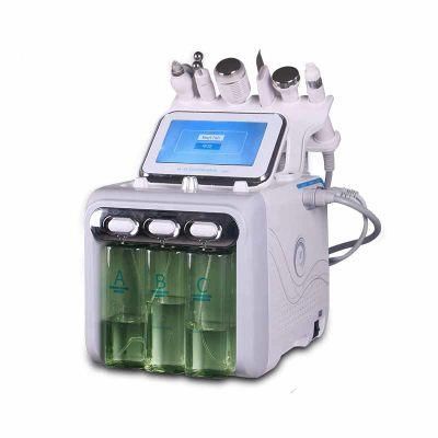 Multi-Function Hydrafacia 6 in 1 H2O2 Facial Care RF Skin Lifting Oxygen Big Bubble Deep Clean Brighten Skin Care Salon Beauty Equipment