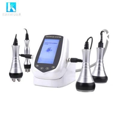 Small Size 4 in 1 RF Ultrasound Cavitation Vacuum Slimming Beauty Machine for Skin Tightening