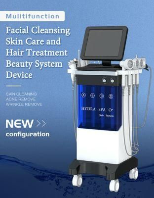 Hydra Aqua Jet Peel for Face Beauty with High Frequency Hydra Facial Equipment SPA909h