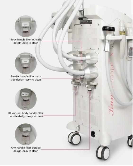 Newe Kuma Skin Tightening Face Lifting Body Slimming Machine RF Ultrasonic Vacuum CE Approved Radio Frequency Contouring Device