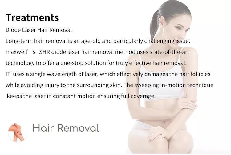 755nm 808nm 1064nm Wavelength Permanent Diode Laser Hair Removal Machine
