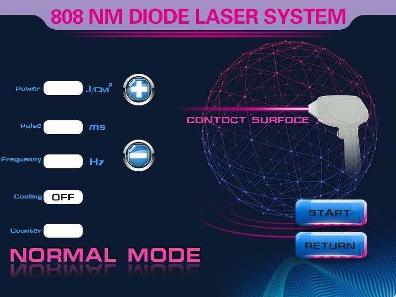 808nm Laser Diode Laser Hair Removal Machine Skin Care Treatment