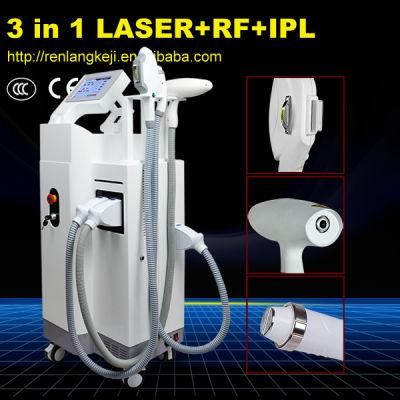 Multifunctional RF+E-Light Shr Opt ND YAG Laser Hair Removal Machine