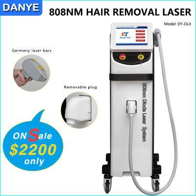 2021 Guangzhou Danye Factory 1800W Soprano Ice Platinum 808nm Diode Laser Hair Removal Equipment with Titanium Laser Beauty Machine (Dy-Dl4)