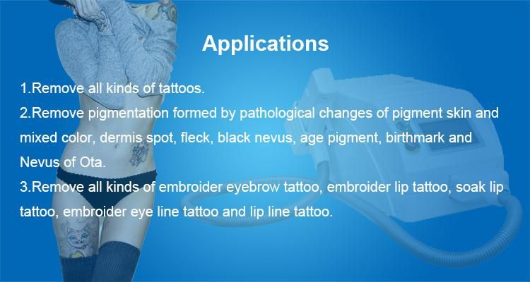 Q-Switched ND YAG Laser for Tattoo Removal Carbon Peeling Black Doll