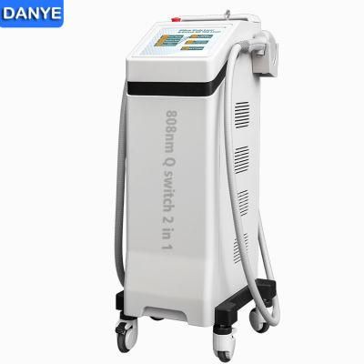 Diode ND YAG Multi Function Laser Hair Removal and Tattoo Removal Skin Rejuvenation