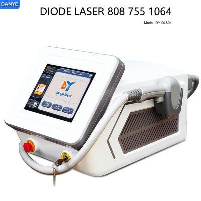 Portable 3 in One Professional laser 808 755 1064 Hair Removal for All Skin Types