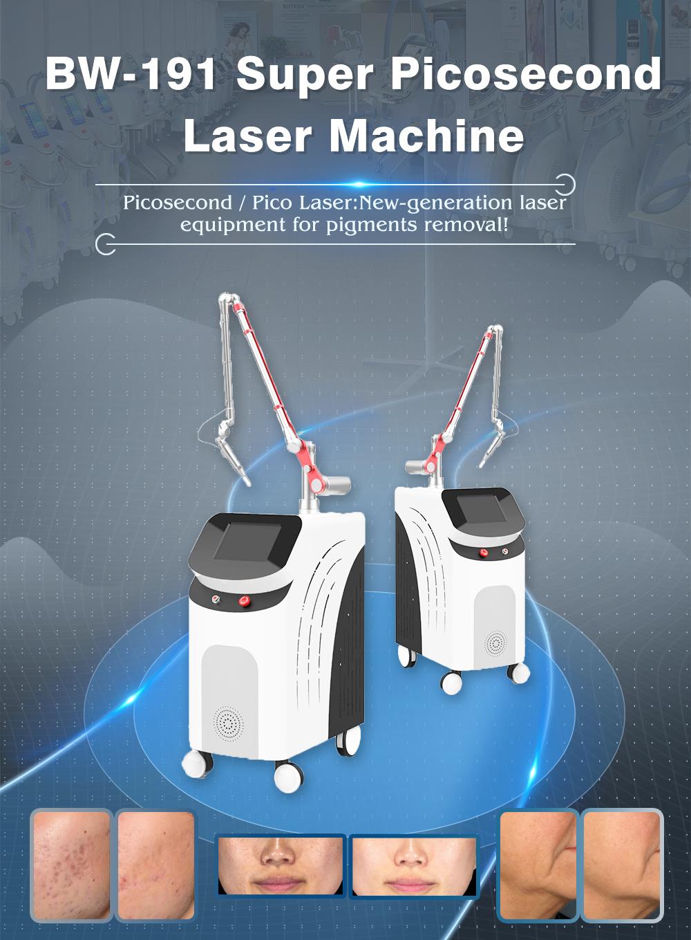 Professional Picosecond Laser Tattoo Removal Beauty Machine Laser Pico Machine