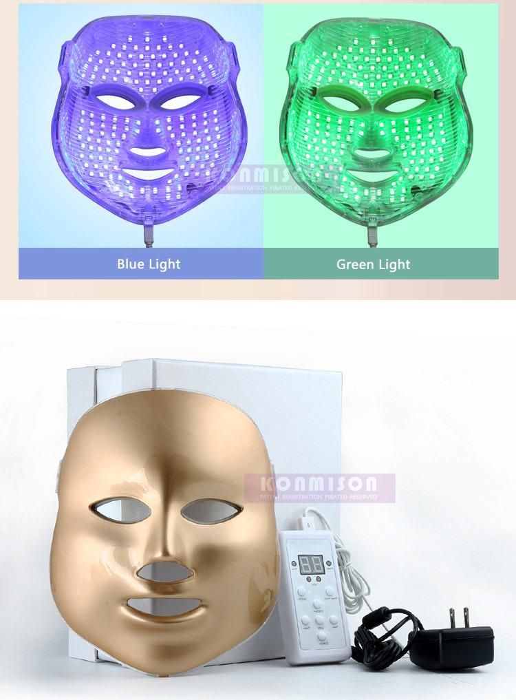 Portable Skin Rejuvenatoin Three Color LED Mask with FDA