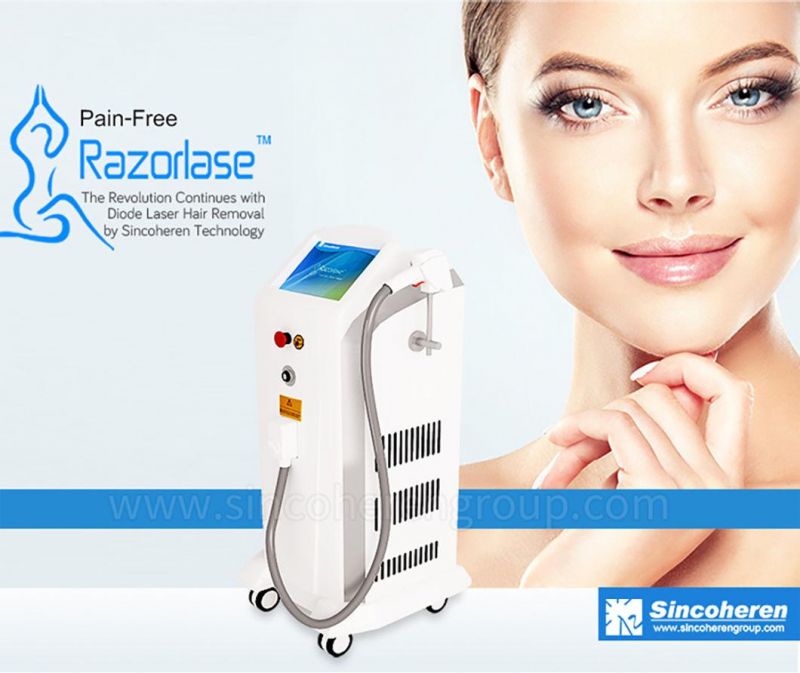 FDA TUV Tga Approved Professional 3 Wavelengths 755nm 808nm 1064nm Diode Laser Painless Permanent Hair Removal Machine