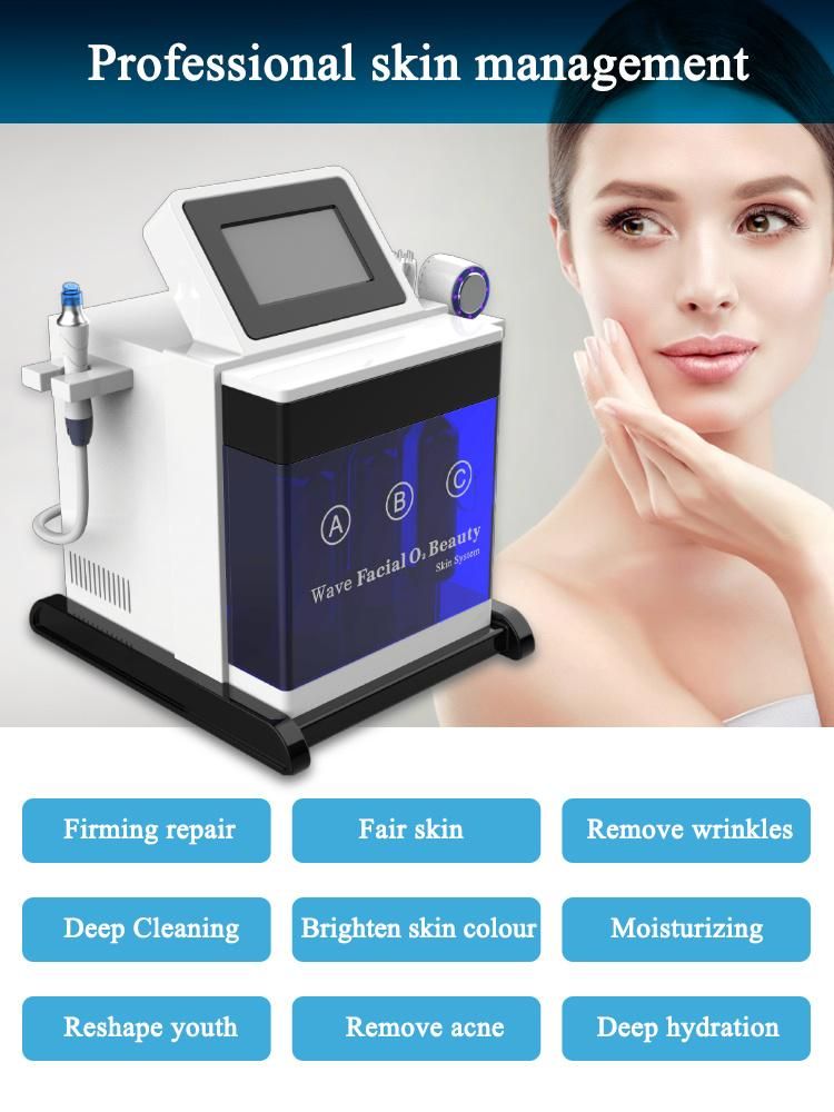 Portable 5 in 1 Multi Functional Machine with Cold Hammer for Facial Beauty Glowskin O Hydra Facial Machine SPA660