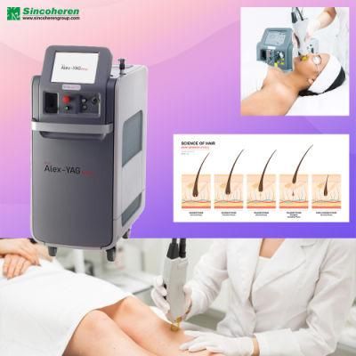 Jo. Gentle PRO Max Alex 755 + YAG 1064 Laser Hair Removal Laser Device Alexandrite ND YAG 1064 Laser Hair Removal for SPA Use