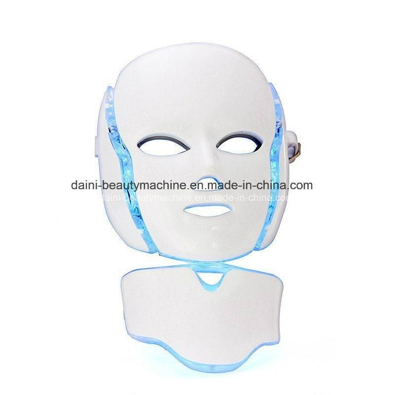 7 Colors PDT Photon LED Facial Mask Skin Rejuvenation Wrinkle Removal Electric Anti-Aging Beauty Equipment