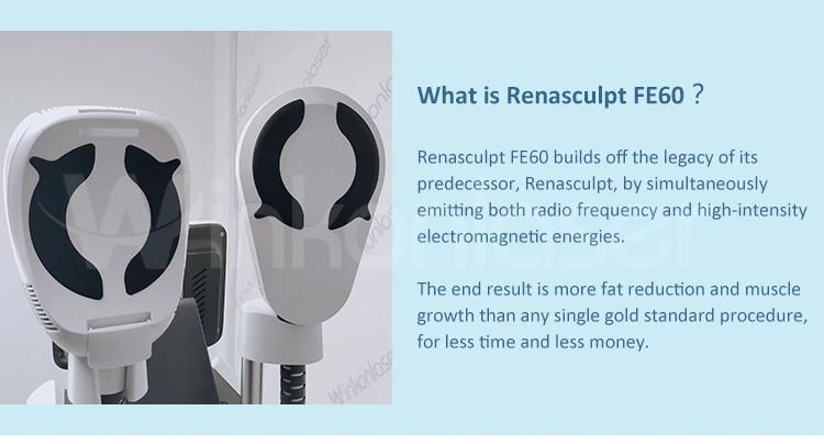 Renasculpt Renafem + EMS + RF Max 5 Handle 13 Tesla Body Sculpt Slimming Muscle Build EMS Sculpting Machine