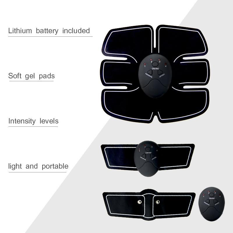 Intelligent Abdominal Muscle Patch Stimulator Fitness Machine Rechargeable Set