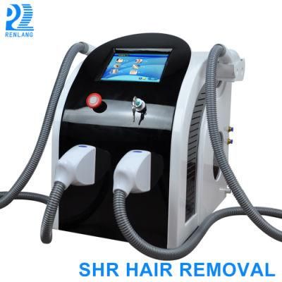 Double Handles IPL Elight Shr Hair Removal Machine Skin Rejuvenation