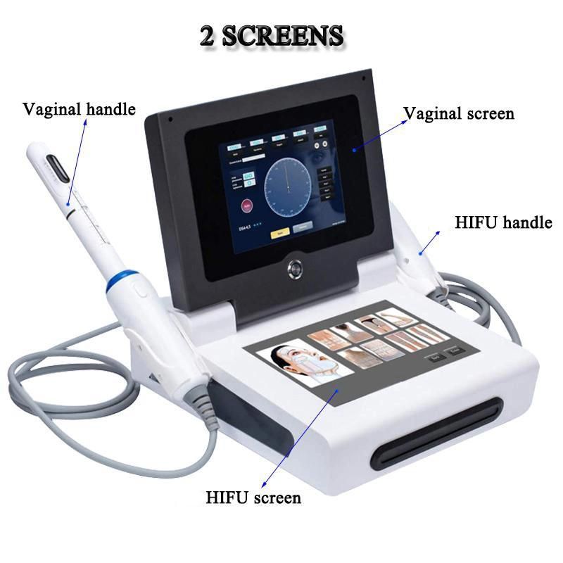 2 in 1 6D Hifu Vaginal Hifu Face Lift Vaginal Tighten Body Slimming Wrinkle Removal Ultrasound Beauty Machine