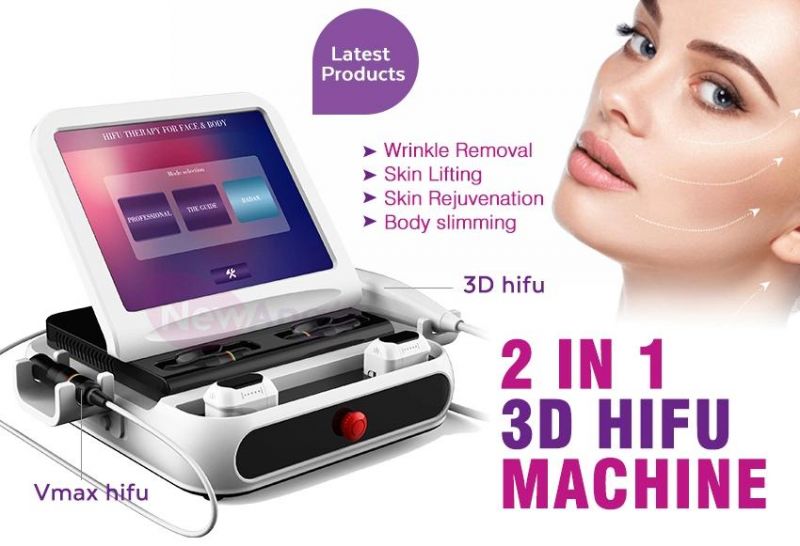 3D Vmax Hifu Esthetic Machines High Intensity Focused Ultrasound Face Lift Equipment Price