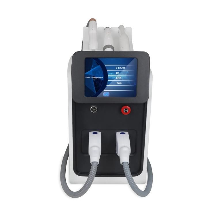 Carbon Power Treatment RF ND YAG Laser IPL Permanent Hair Removal Machine for Tattoo Removal Skin Rejuvanation