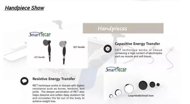 Factory Phisiotherapy Cet Ret Diathermy Tecar Body Rehabilitation Therapy/ Tecar Pain Relief Physio Smart Tecar Machine