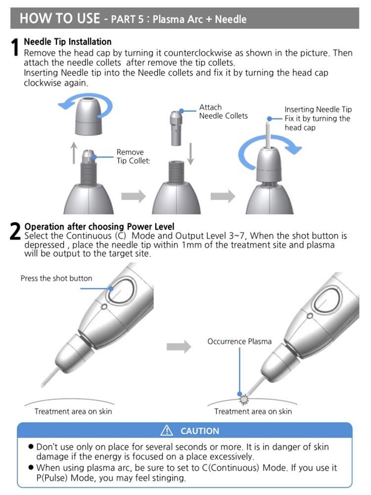 Approved Korea Plaxpot Fibroblast Multi Plamere Plasma Pen Training