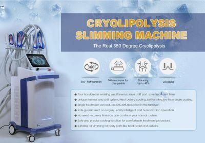 2022 360 Degree Cryolipolysis Cryotherapy Machine / Cryolipolysis Machine Cryolipolysis Beauty Machine