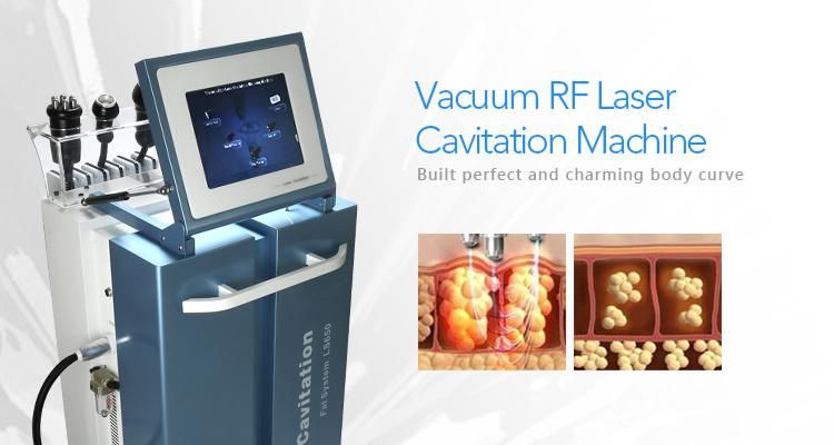 Vertical Lipo Laser Cavitation Vacuum RF Slimming Machine