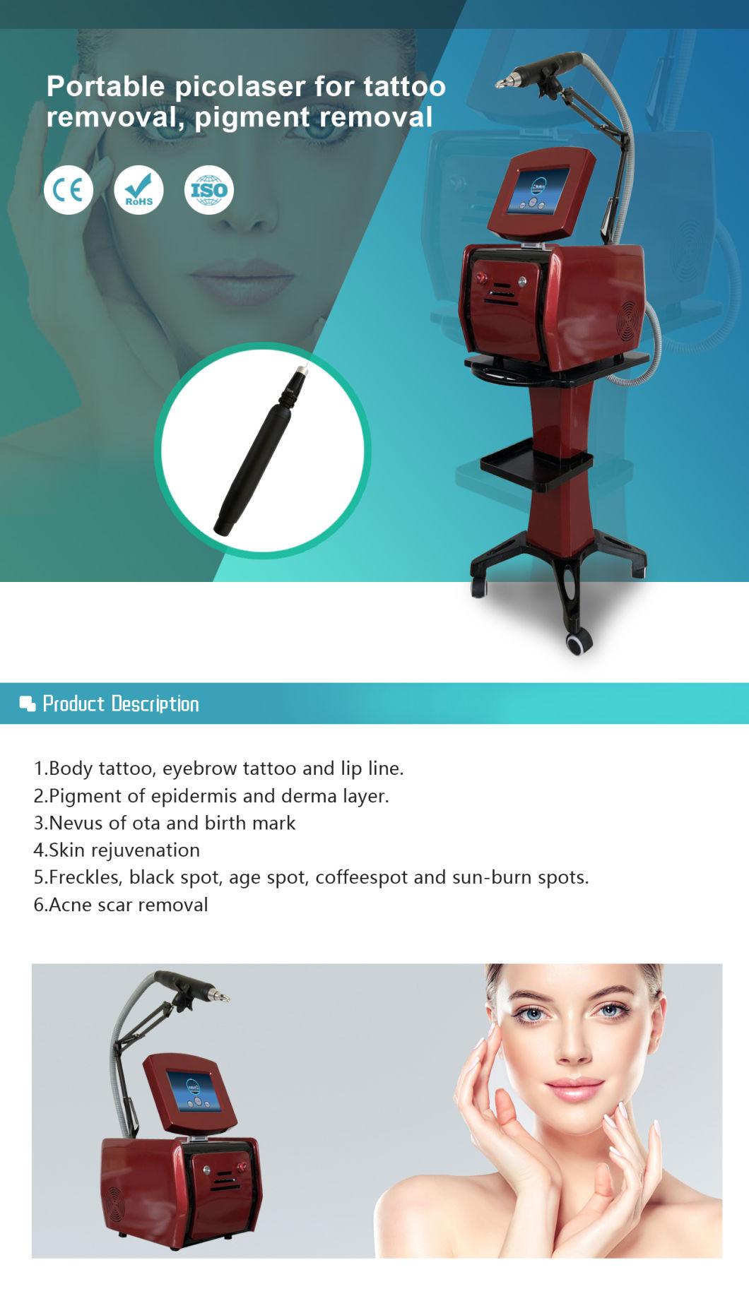 Carbon Peeling Skin Rejuvenation Picolaser Portable Machine for Salon