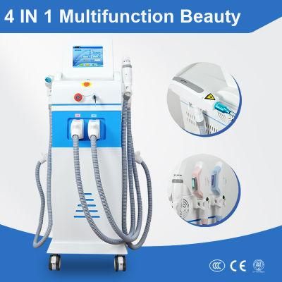 4 in 1 Sr &amp; Hr &amp; RF &amp; ND YAG Laser Hair Removal Machine for Sale