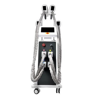 4 Handles Cryolipolysis Manufacturers RF Vacuum Cavitation Freezing Body Slimming Machine