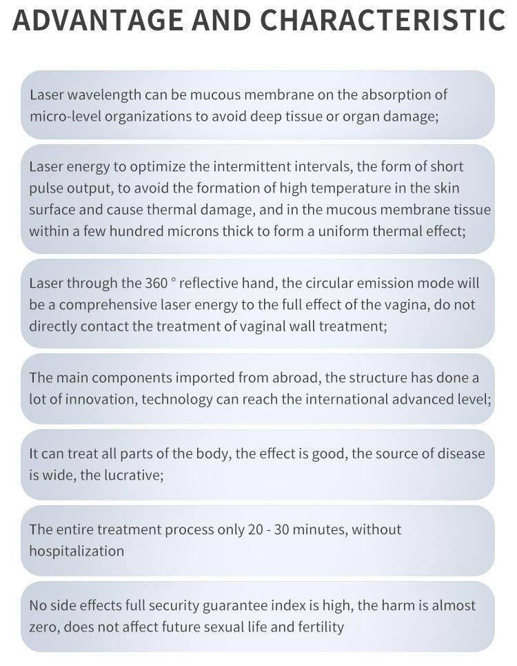 Fractional CO2 Laser Vaginal Tightening Machine /Laser Pigment Removal/Laser Skin Resurfacing Anti Aging Wrinle Removal