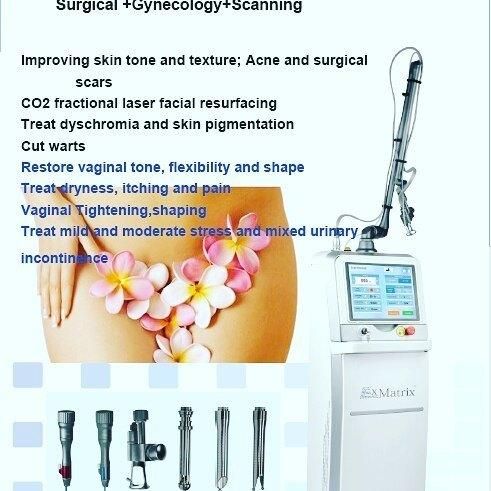 3 Handpieces CO2 Fractional Laser Equipment for Vaginal Tightening /Scar/Skin Rejuvenation