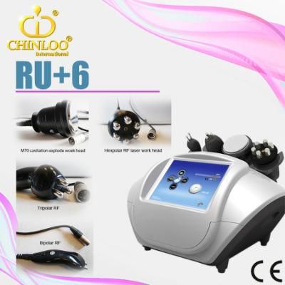 Portable RF Cavitation Ultrasonic Beauty Machine for Skin Tighten and Cellilute Reduction (RU+6)