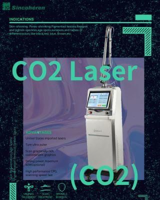 Fractional Laser CO2 Laser Beauty Machine Skin Care Scar Removal with FDA