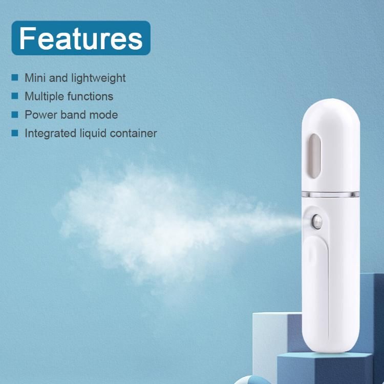 Electric Wireless Recharges Ultrasonic Nano Disinfectant Mist Sprayer Handy Portable