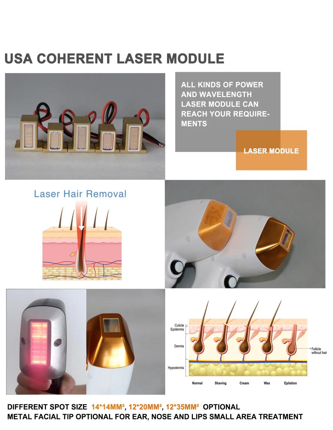 Iran Argentina Alma Laser Soprano Ice Tianium Laser 808nm 755nm 1064nm Diode Laser Hair Removal