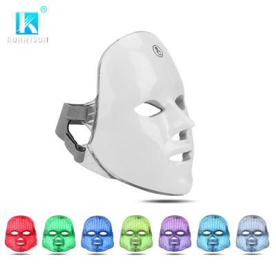 7 Colors LED Photon Therapy Mask Spectral Skin Rejuvenation Mask LED Beauty Facial Mask