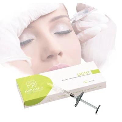 Dermeca 1ml Injectable Hyaluronic Acid Dermal Filler for Skin Filler