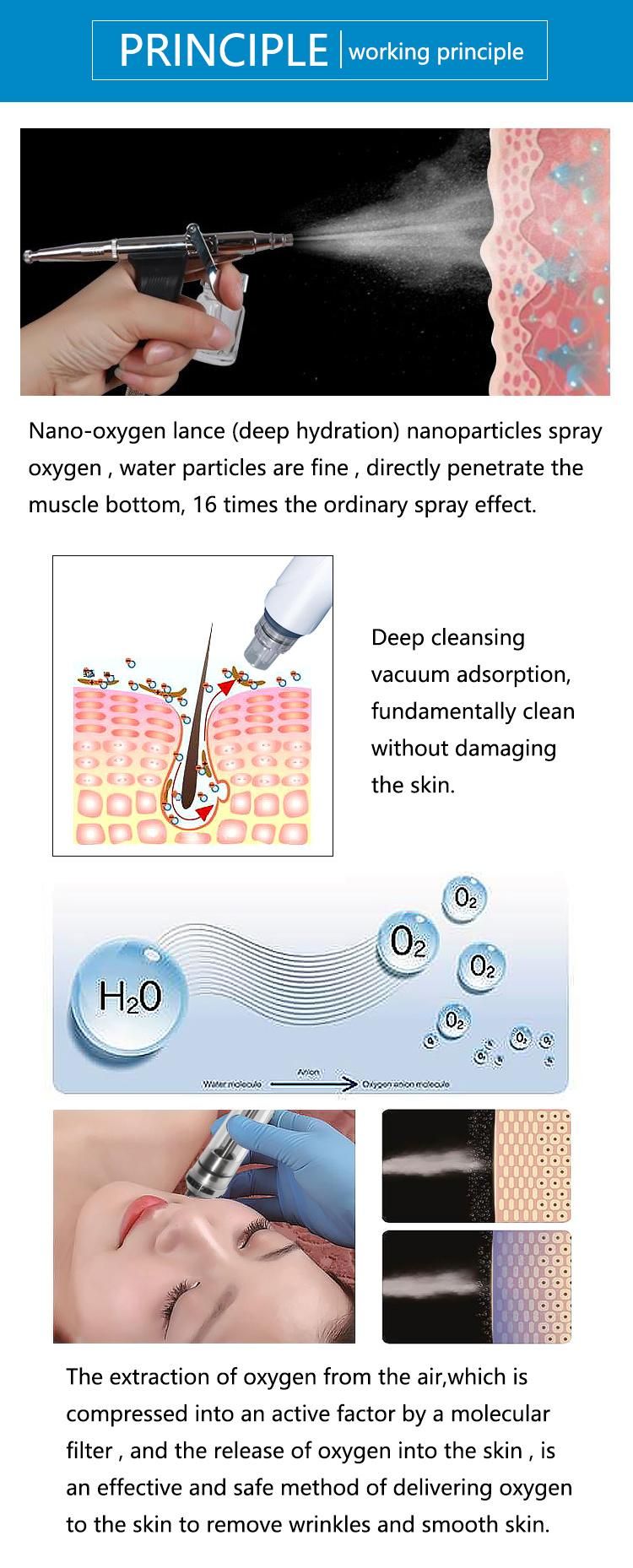 Multifunction Facial Machine with 90kpa Vacuum for Skin Care Professional Hydra Facial Machine