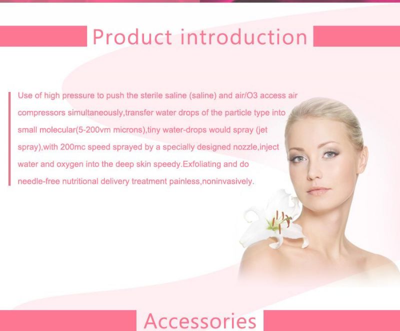 H200 Pure Oxygen Peeling Skin Cleaning Beauty Machine