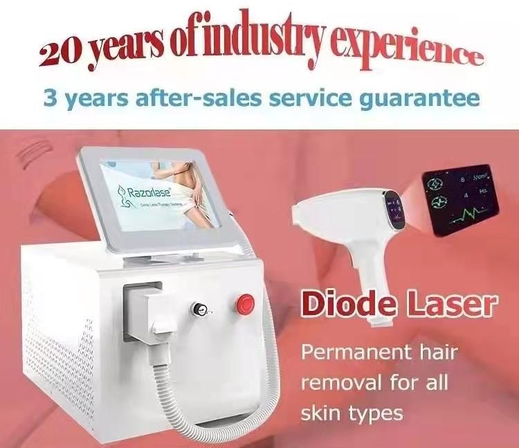 Portable Permanent Hair Removal Diode Laser Machine