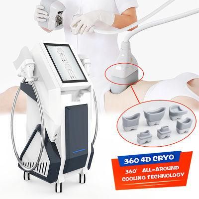 6 Cryo Handle 360 Cool Tech Cryolipolyse Anti-Cellulite Body Sculpting Cryolipolysis Machine Cryolipolysis 360 Cryotherapy Slimming Machine