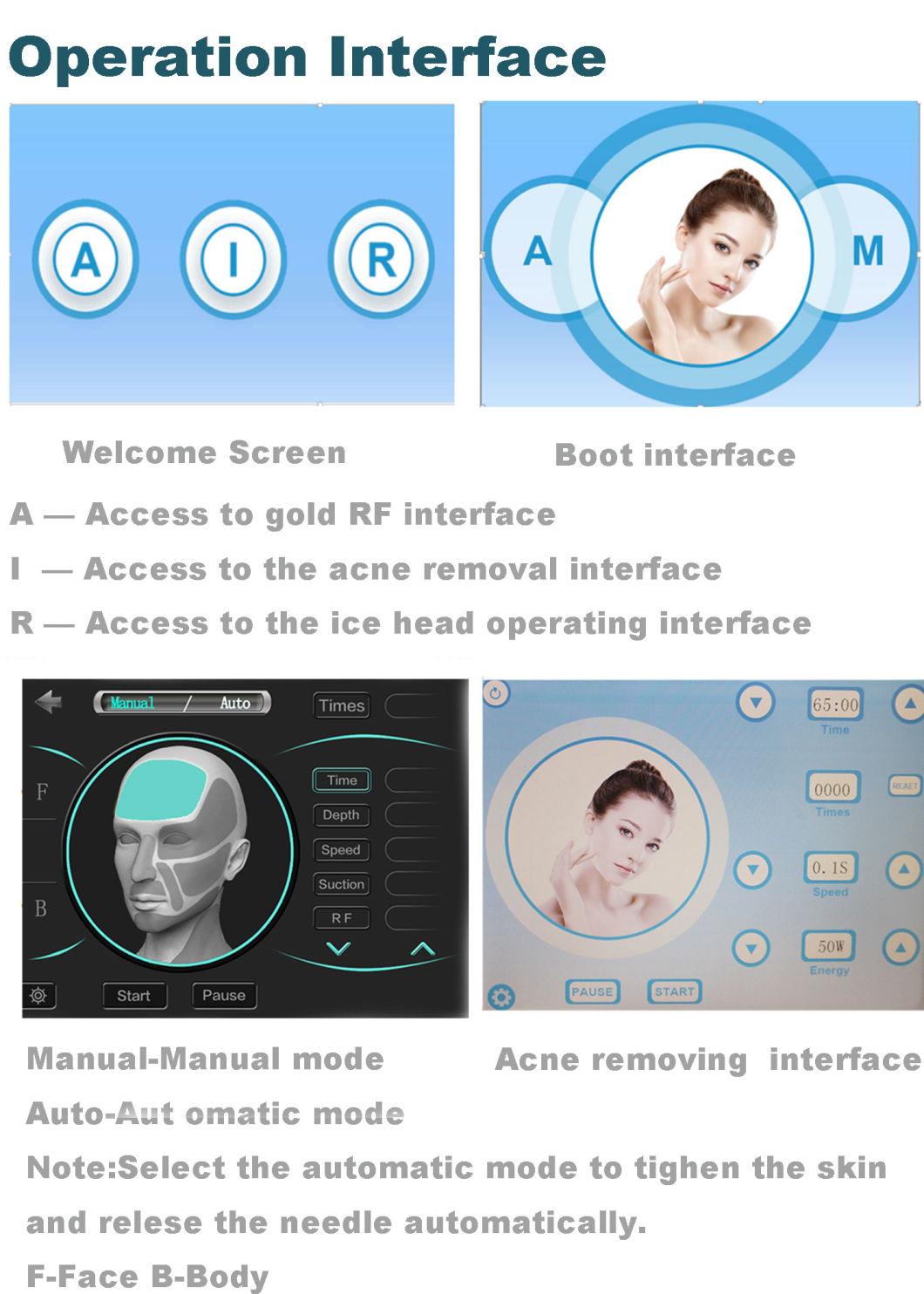 Professional Microneedling RF Machine for Acne Removal Scar Removal Stretch Marks Removal